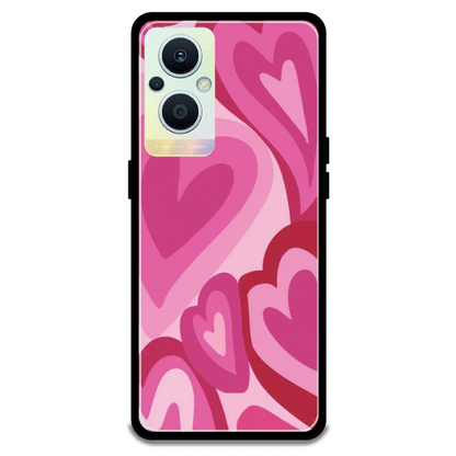 Pink Mini Hearts - Armor Case For Oppo Models Oppo F21 Pro 5G