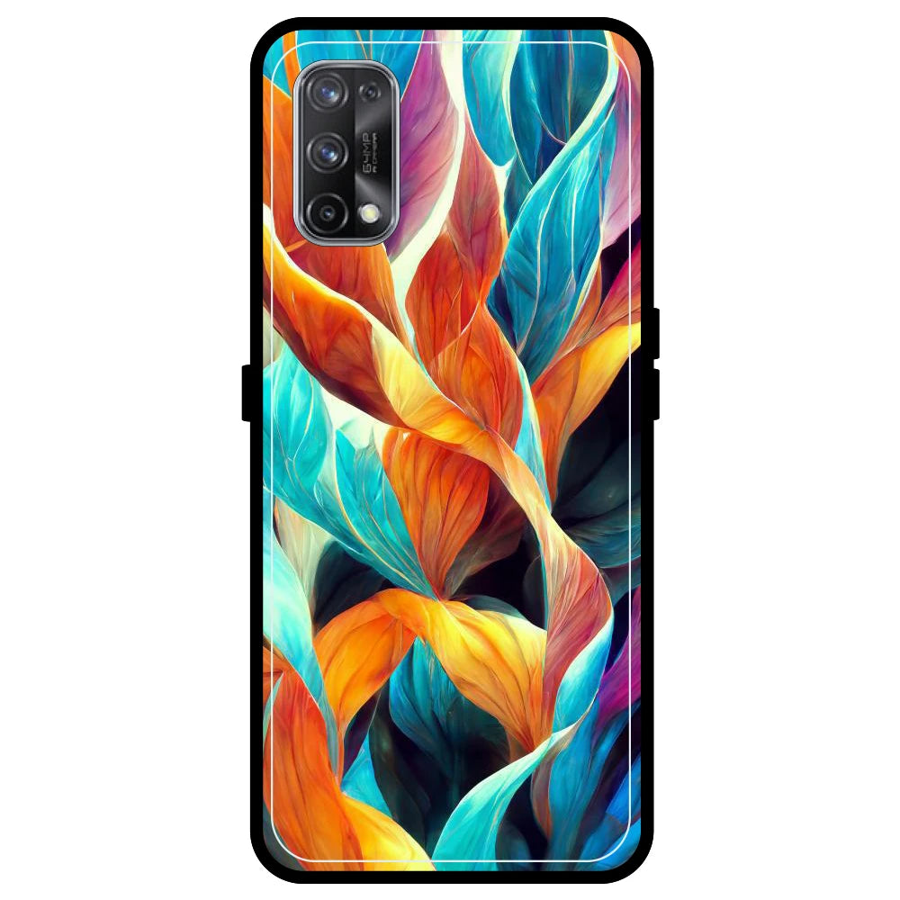 Leaves Abstract Art - Armor Case For Realme Models Realme X7