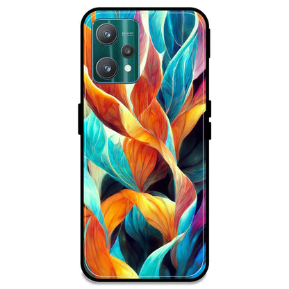 Leaves Abstract Art - Armor Case For Realme Models Realme 9 Pro