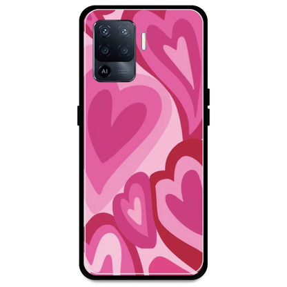 Pink Mini Hearts - Armor Case For Oppo Models Oppo A94