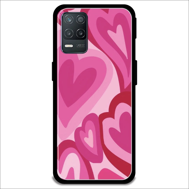 Pink Mini Hearts - Armor Case For Realme Models Realme 8 5G