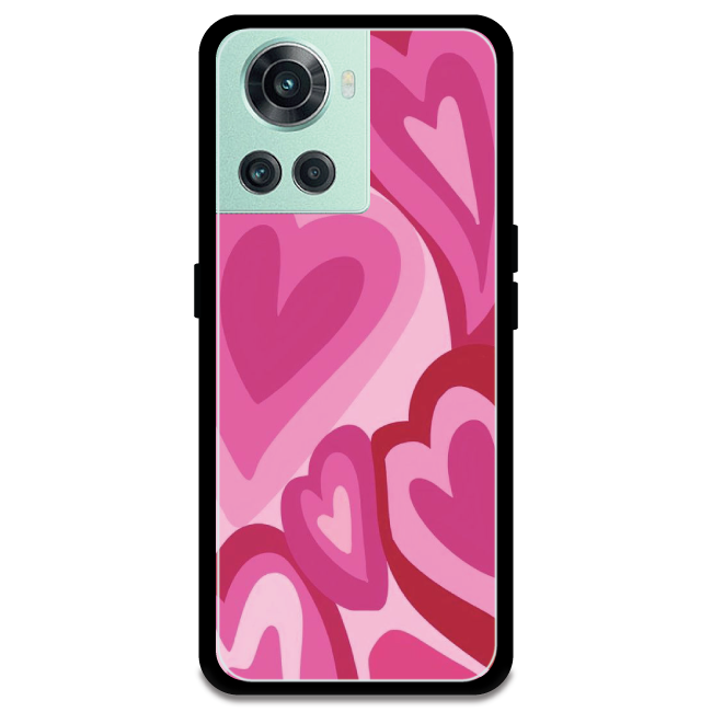 Pink Mini Hearts Armor Case OnePlus 10R