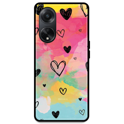 Hearts - Armor Case For Oppo Models Oppo F23 5G