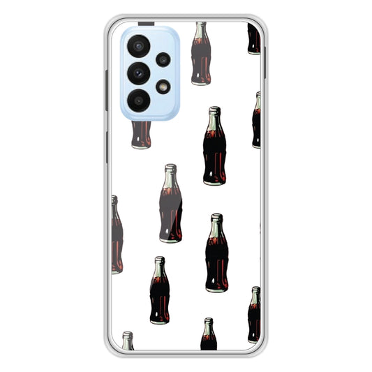 Soft Drinks - Clear Printed Silicone Case For Samsung Models