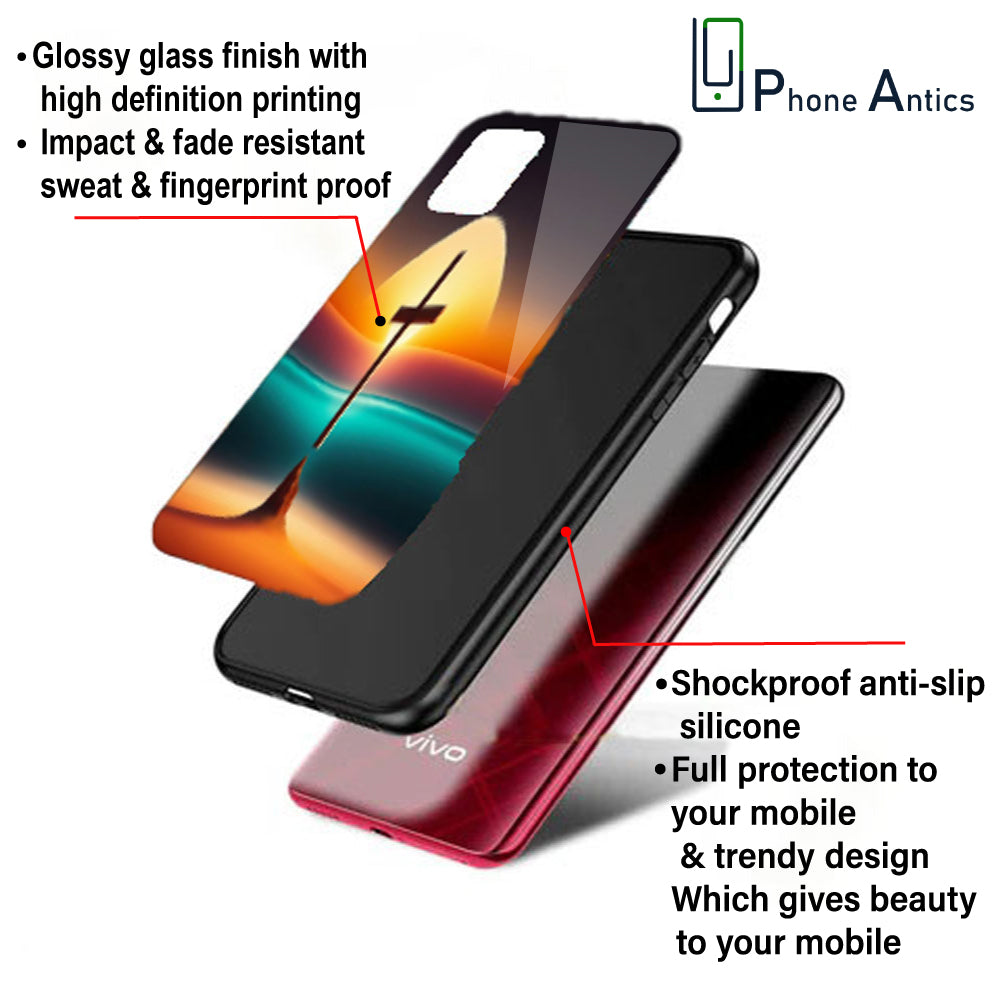 Jesus Christ  - Glass Cases For Redmi Models Iinfographic