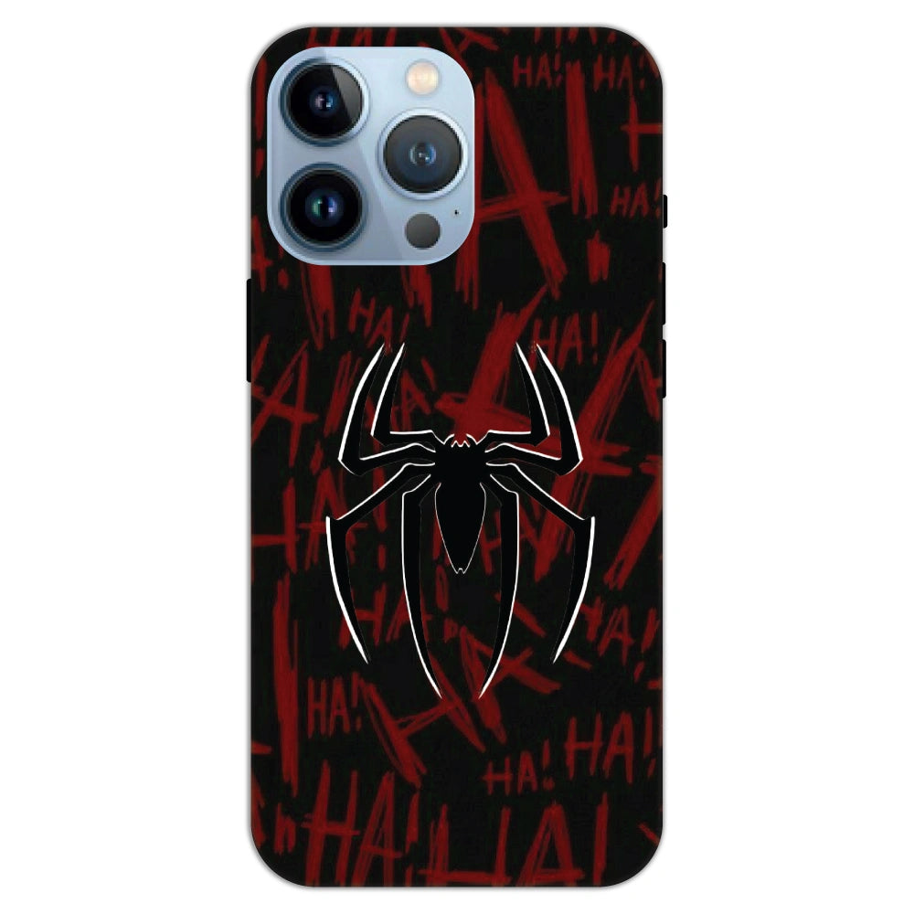 Black Spider - 4D Acrylic Case For Apple iPhone Models
