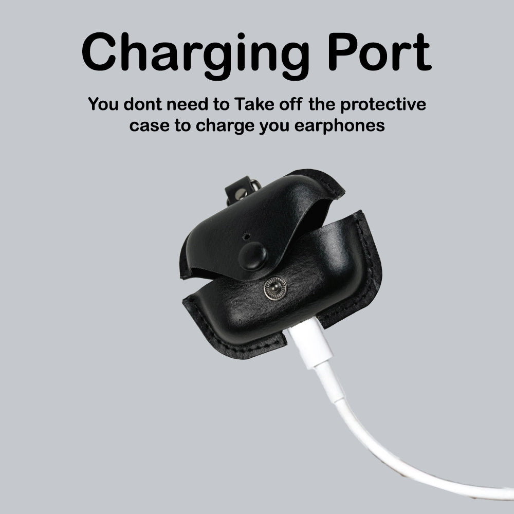 Black - Universal Earpod Pouch Infographic