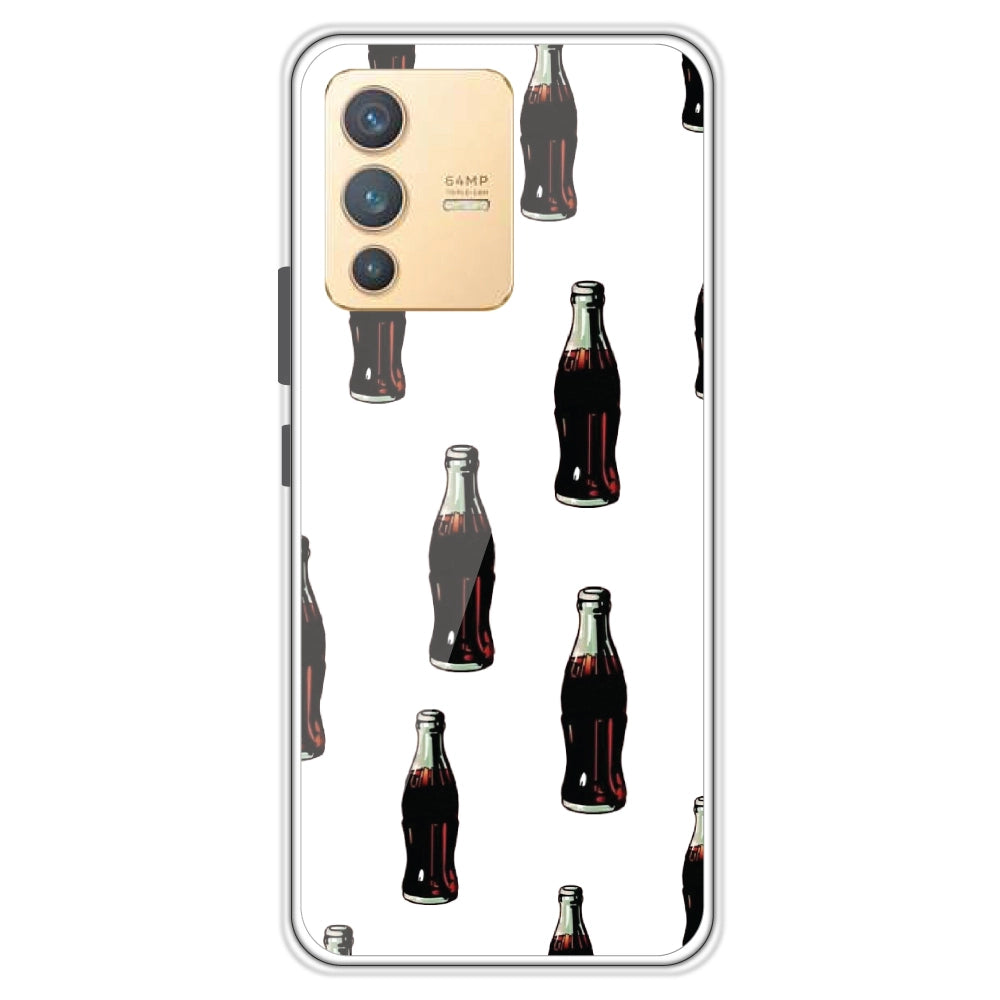 Soft Drinks - Clear Printed Case For Vivo Models