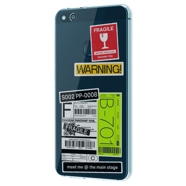 Fragile Labels - Clear Printed Case For Apple iPhone Models infographic