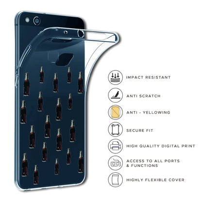 Soft Drinks - Clear Printed Silicone Case For Samsung Models infographic