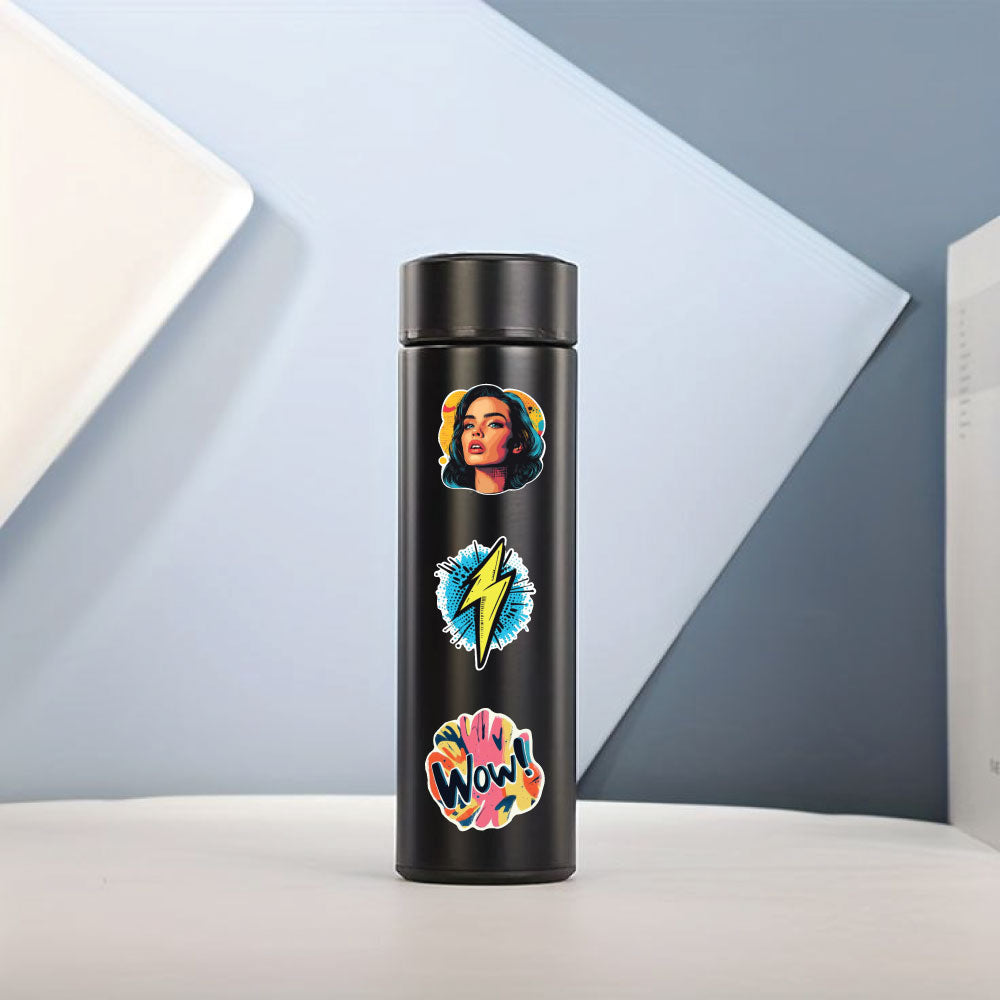 Pop Art Diva Sticker Bundle – 46 Waterproof Aesthetic Stickers for Phone Cases, Clear Covers, Journals, Scrapbooks & More