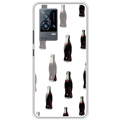 Soft Drinks - Clear Printed Silicone Case For iQOO Models
