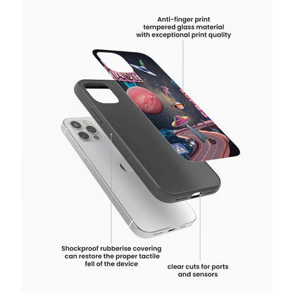 Cosmic Aesthetic - Glass Case For Apple iPhone Infographic