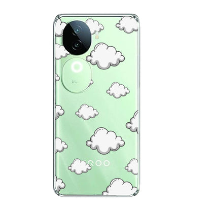 Clouds - Clear Printed Silicone Case For IQOO Infographic