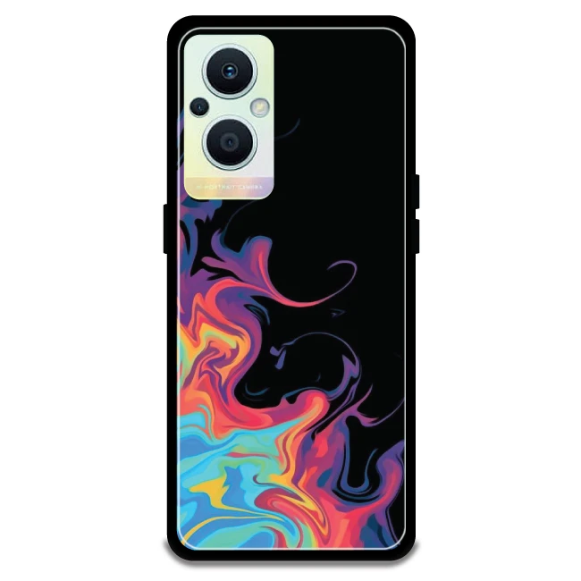 Rainbow Watermarble - Armor Case For Oppo Models Oppo F21 Pro 5G