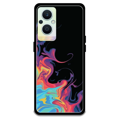 Rainbow Watermarble - Armor Case For Oppo Models Oppo F21 Pro 5G