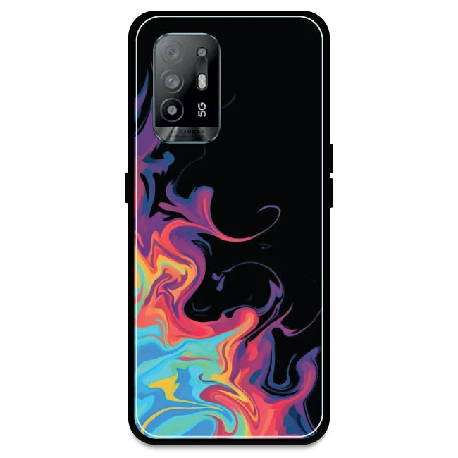 Rainbow Watermarble - Armor Case For Oppo Models Oppo A94 5G