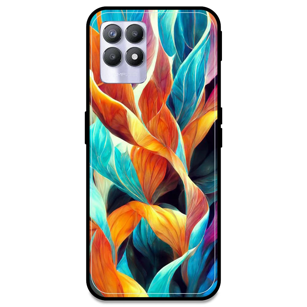 Leaves Abstract Art - Armor Case For Realme Models Realme 8i