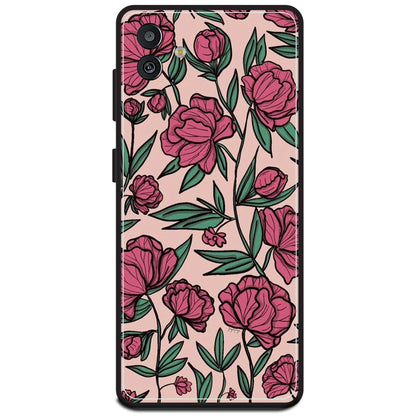 Pink Roses - Armor Case For Samsung Models Samsung M13 5G