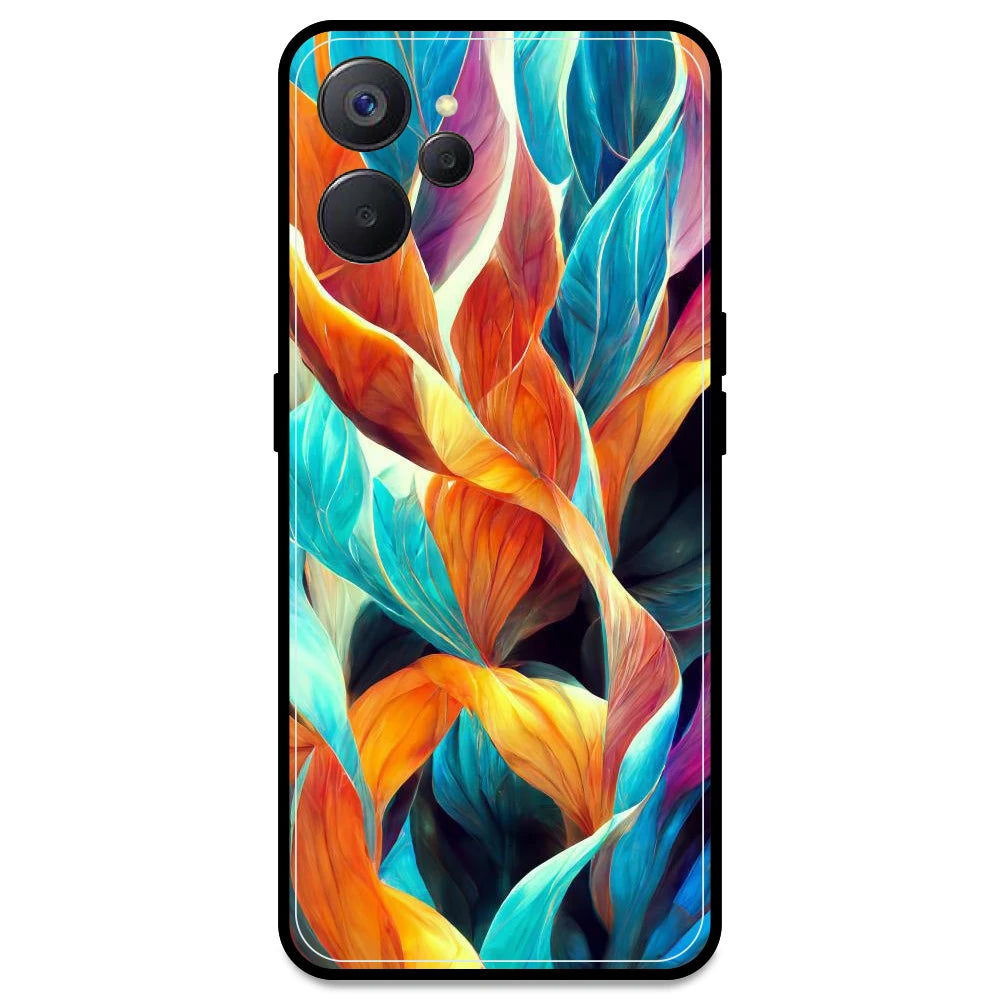 Leaves Abstract Art - Armor Case For Realme Models Realme 9i 5G