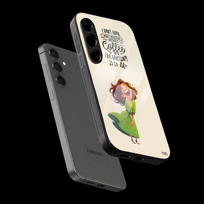 Coffee Mood Quote - Glass Case For Samsung Galaxy Infographic