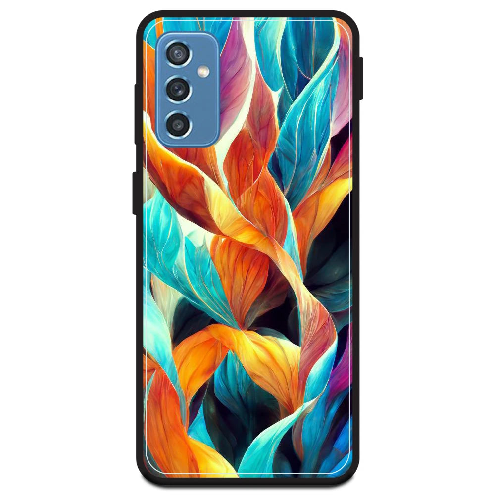 Leaves Abstract Art - Armor Case For Samsung Models Samsung F12