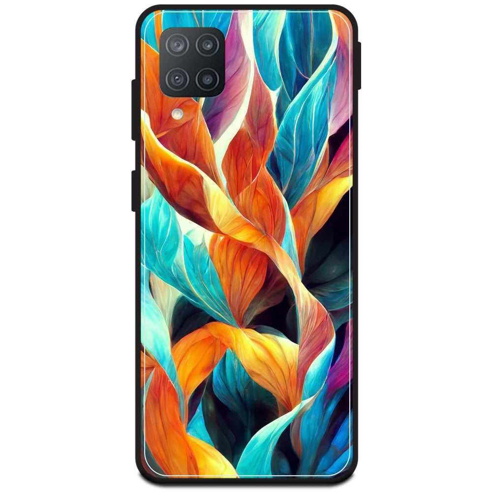 Leaves Abstract Art - Armor Case For Samsung Models Samsung F14 5G