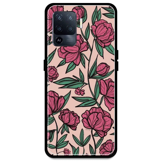 Pink Roses - Armor Case For Oppo Models Oppo A94