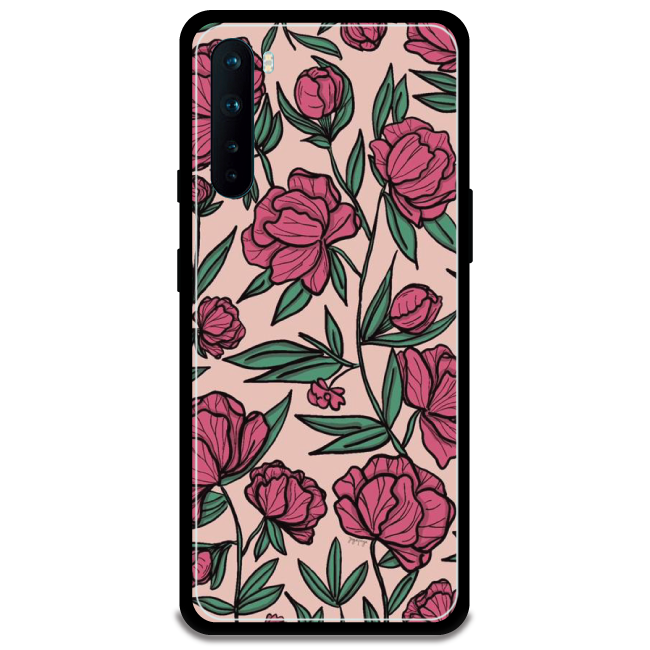 Pink Roses Armor Case OnePlus Nord