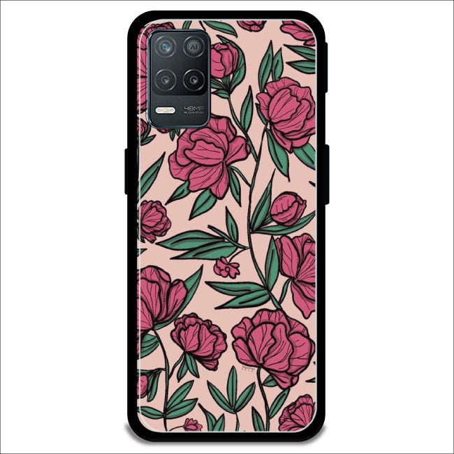 Pink Roses - Armor Case For Realme Models  Realme 8 5G