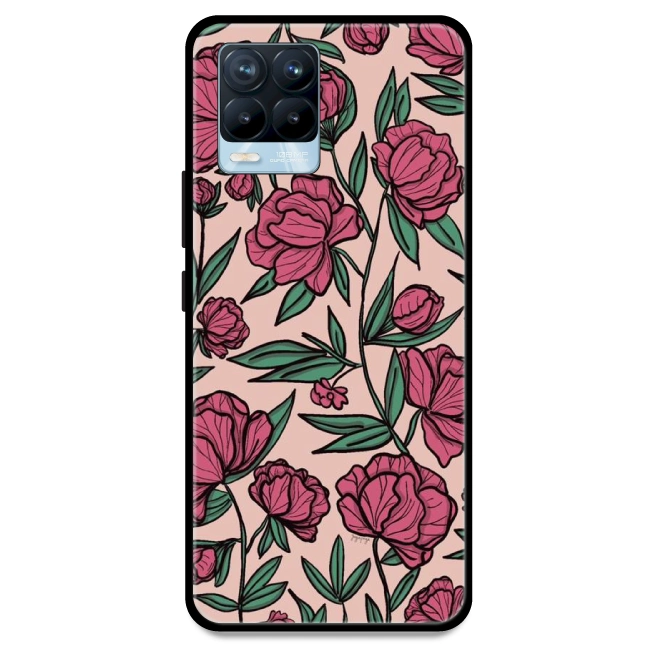 Pink Roses - Armor Case For Realme Models Realme 8 Pro