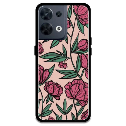 Pink Roses - Armor Case For Oppo Models Oppo Reno 8 5G