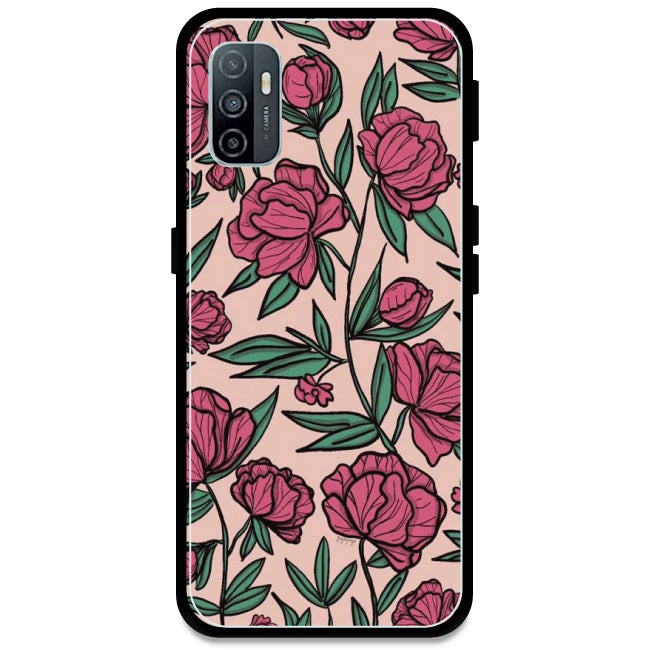 Pink Roses - Armor Case For Oppo Models Oppo A33