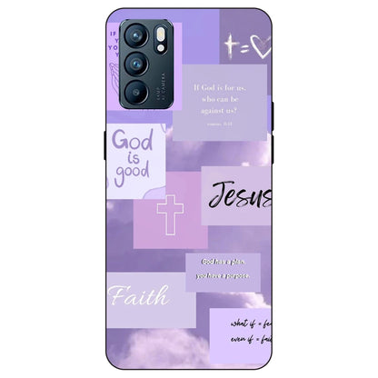 Jesus My Lord - Glass Case For Oppo Models