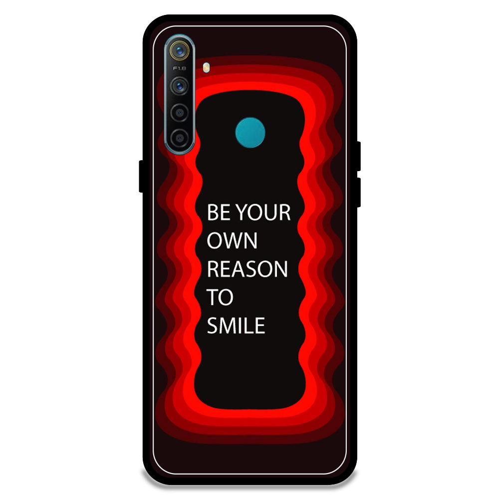 'Be Your Own Reason To Smile' - Red Armor Case For Realme Models Realme 5i