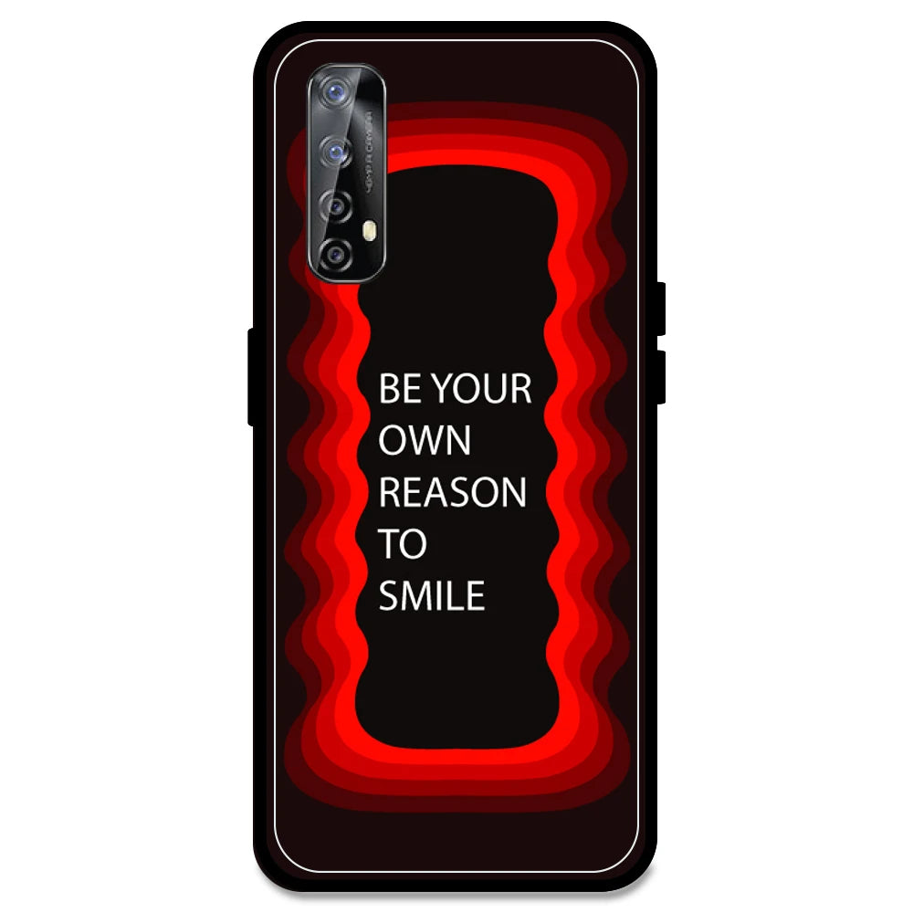 'Be Your Own Reason To Smile' - Red Armor Case For Realme Models Realme Narzo 20 Pro