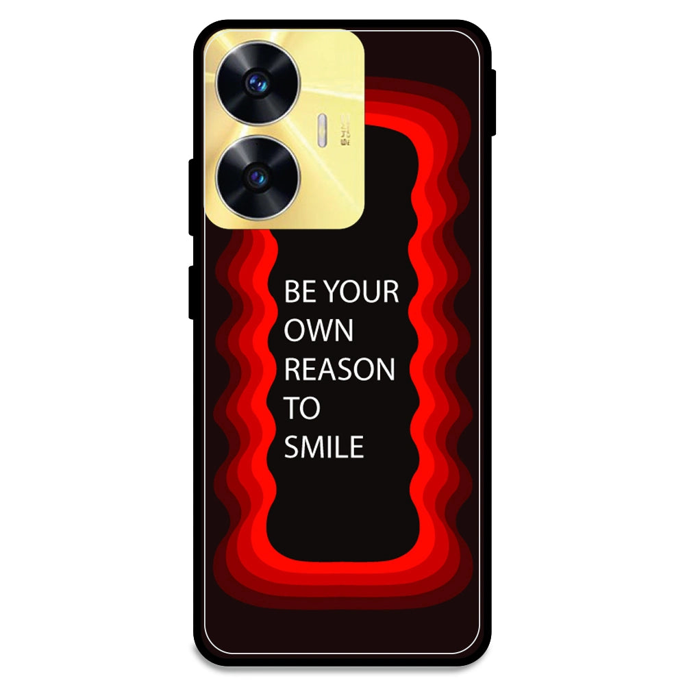 'Be Your Own Reason To Smile' - Red Armor Case For Realme Models Realme C55