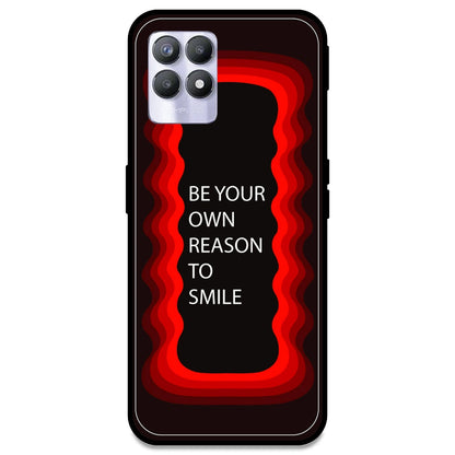 'Be Your Own Reason To Smile' - Red Armor Case For Realme Models Realme 8i