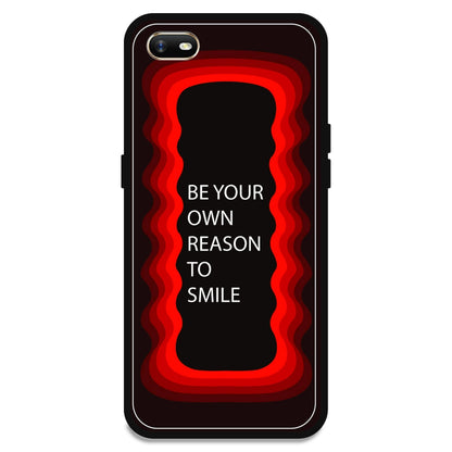 'Be Your Own Reason To Smile' - Red Armor Case For Oppo Models Oppo A1K