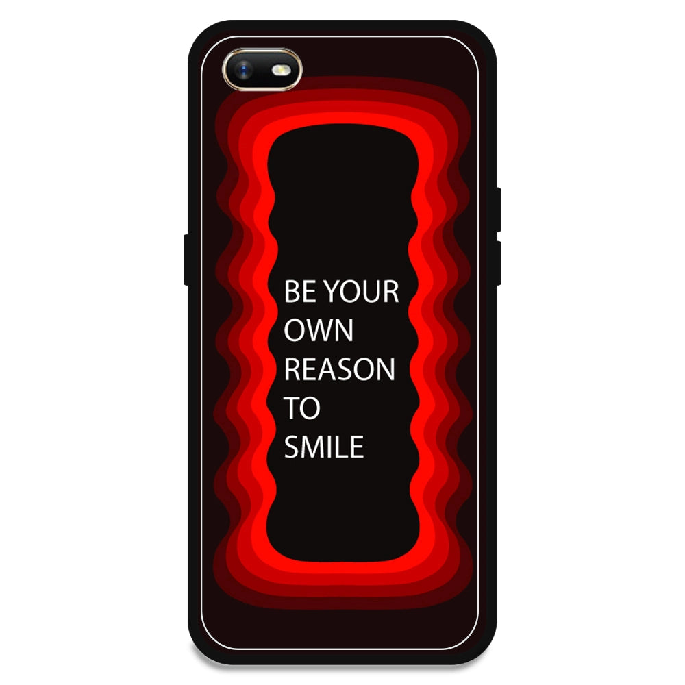 'Be Your Own Reason To Smile' - Red Armor Case For Oppo Models Oppo A1K