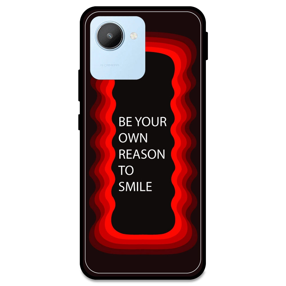 'Be Your Own Reason To Smile' - Red Armor Case For Realme Models Realme C30