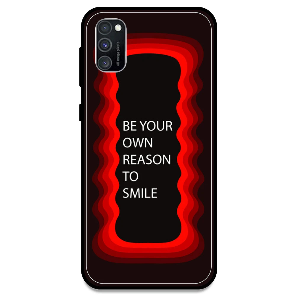 'Be Your Own Reason To Smile' - Red Armor Case For Samsung Models Samsung Galaxy M31