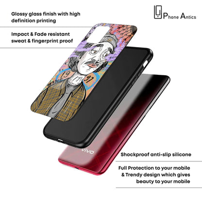 A Smoking Portrait - Glass Case For Oppo Models infographic