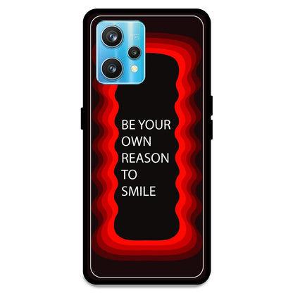 'Be Your Own Reason To Smile' - Red Armor Case For Realme Models Realme 9 Pro Plus