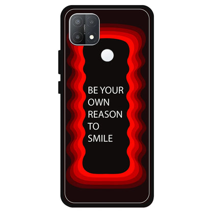 'Be Your Own Reason To Smile' - Red Armor Case For Oppo Models Oppo A15s