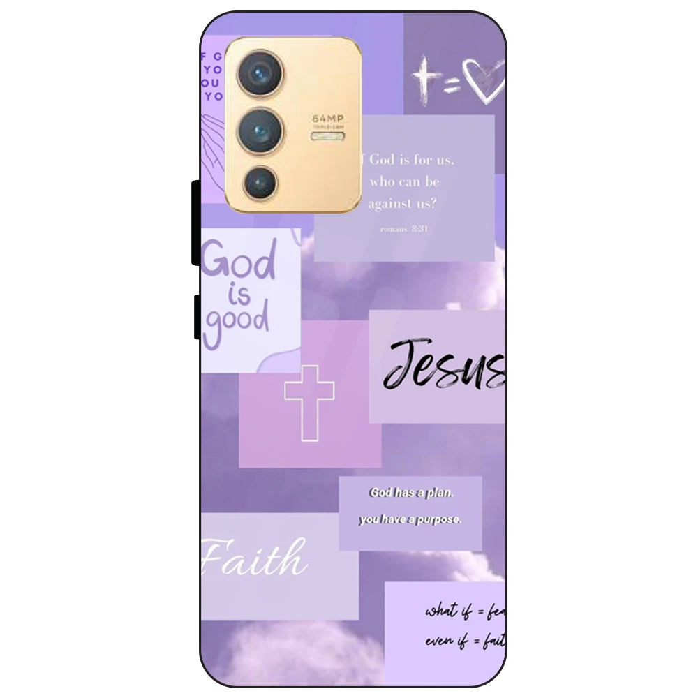 Jesus My Lord - Glass Case For Vivo Models