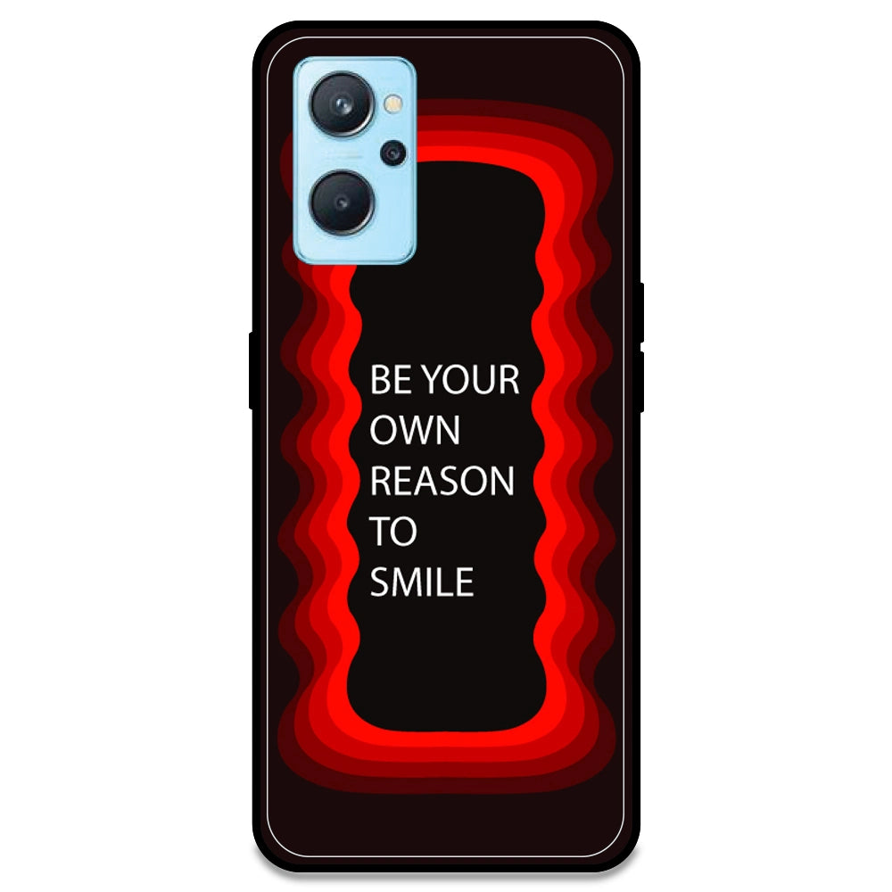 'Be Your Own Reason To Smile' - Red Armor Case For Realme Models Realme 9i 4G