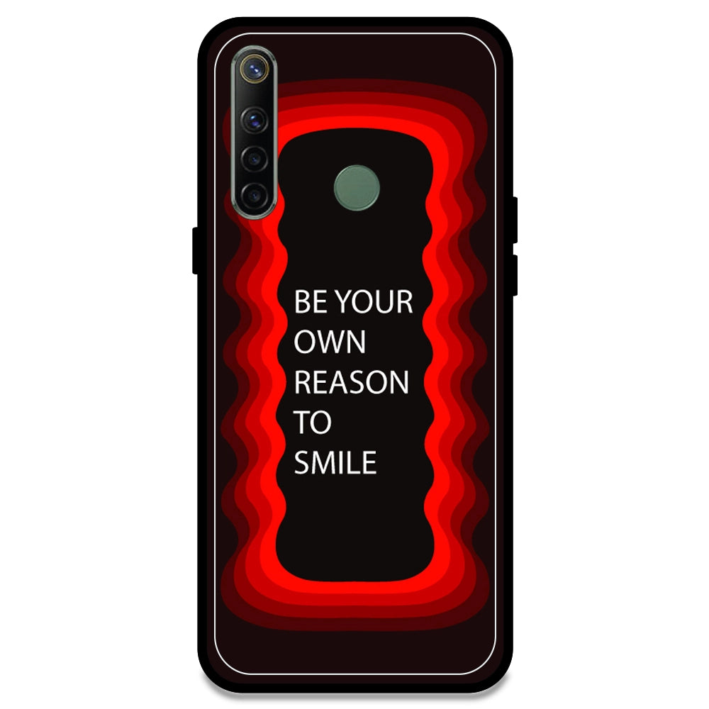 'Be Your Own Reason To Smile' - Red Armor Case For Realme Models Realme Narzo 10