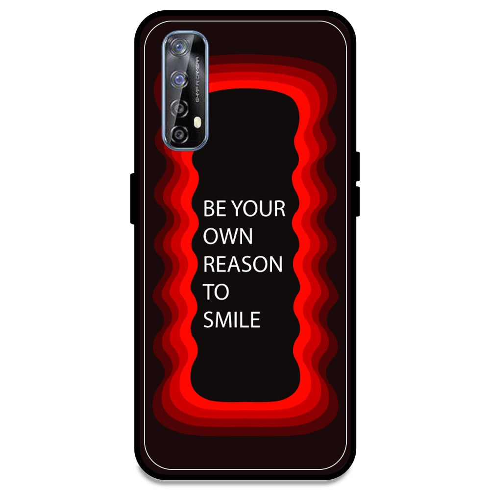 'Be Your Own Reason To Smile' - Red Armor Case For Realme Models Realme 7