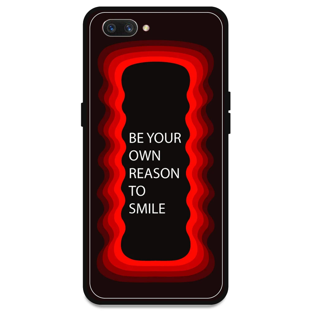 'Be Your Own Reason To Smile' - Red Armor Case For Oppo Models Oppo A3s